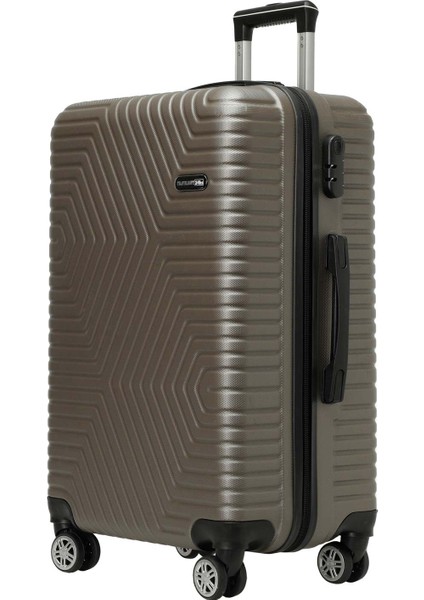 Sanderum -B 5fx Vizon Unisex Büyük Boy Valiz