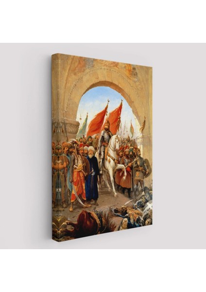- Fatih Sultan Mehmet Istanbul'a Girişi Tablosu - Fausto Zonaro -6439