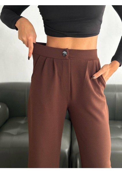 Kadın Beli Lastikli Palazzo Pantolon modelleri