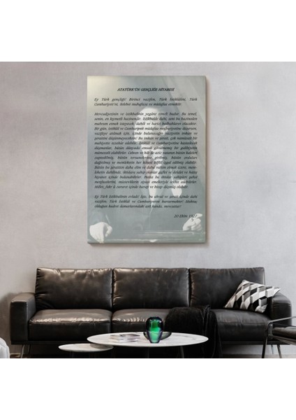 - Atatürk'ün Gençliğe Hitabesi Duvar TABLOSU-6465