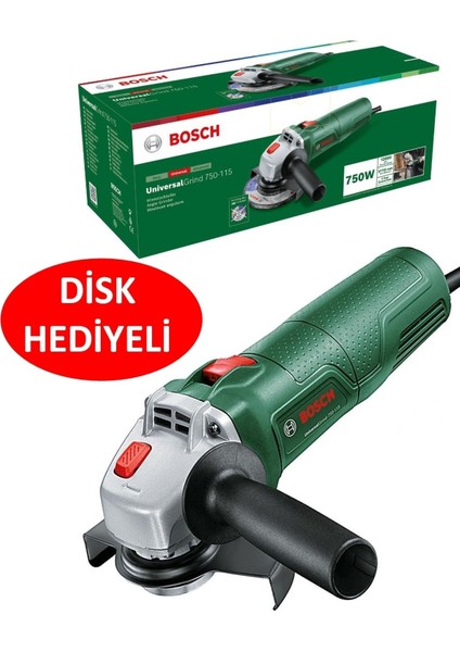 Spiral Taşlama Makinesi 750 Watt 115MM Sipral + Darbeli Matkap 600 Watt