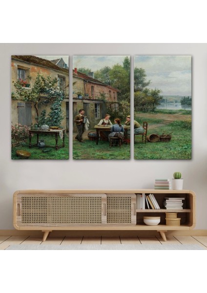 - Bahçede Kahve Keyfi 19, Yüzyıl TABLOSU-6529