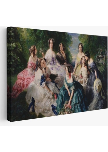 - Imparatoriçe Eugenie ve Leydileri Tablosu - The Empress EUGÉNIE-6570