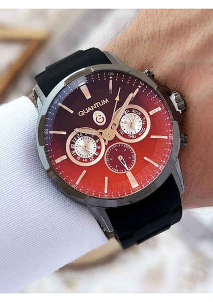 Fonksiyonları Aktif Silikon Kordon Çelik Kasa Lisanslı Galatasaray Taraftar Erkek Kol Saati fiyatları