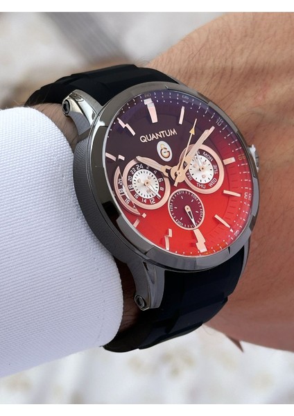 Fonksiyonları Aktif Silikon Kordon Çelik Kasa Lisanslı Galatasaray Taraftar Erkek Kol Saati fırsatları