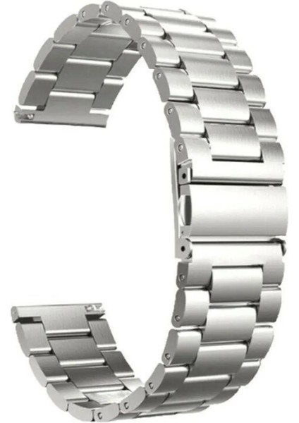 Samsung Gear S3 Frontier Uyumlu Paslanmaz Çelik Metal Kordon 22MM fırsatları