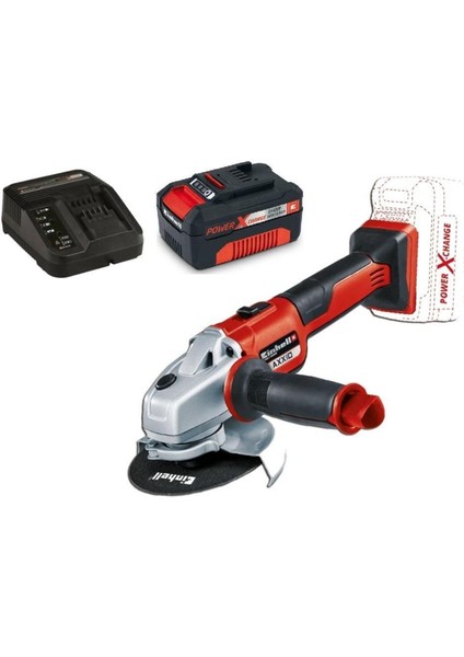Axxio 18/125 Şarjlı Kömürsüz Avuç Taşlama 4 Ah 18V