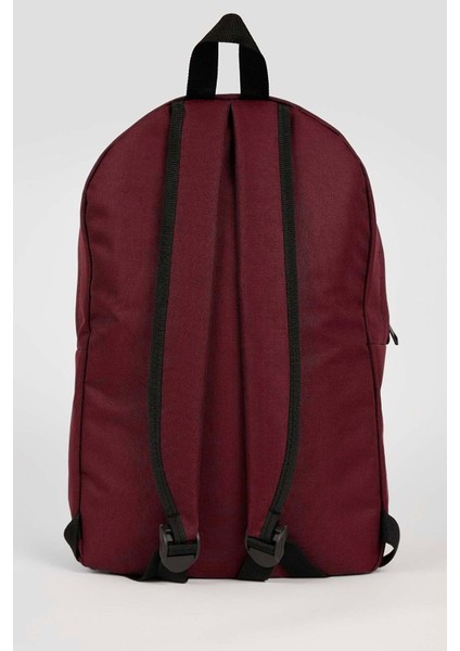 Mova Unisex Kumaş 18L Basic Günlük ve Okul Sırt Çantası - Bordo