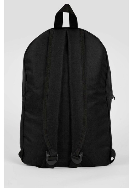 Mova Unisex Kumaş 18L Basic Günlük ve Okul Sırt Çantası - Siyah