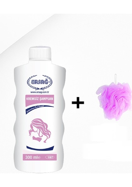 Kremsiz Şampuan 300 ml - ( Lif Hediye'li )