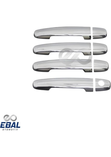 Toyota Corolla Verso Krom Kapı Kolu 4 Kapı 2004-2009 P. Çelik