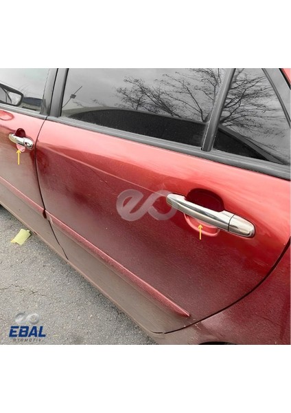 Toyota Corolla Verso Krom Kapı Kolu 4 Kapı 2004-2009 P. Çelik