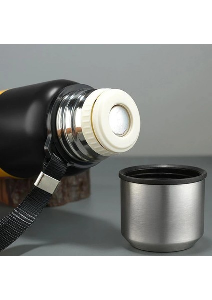 304 L Çelik 750 ml Vakumlu Yeşil Kamp ve Piknik Termosu