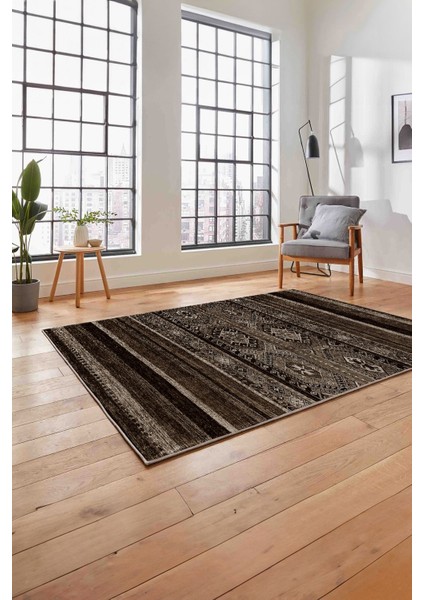 Baskılı Etnik Sade Desen Yıkanabilir Kaymaz Yolluk Mutfak Salon Halısı, Etnik-38-Kahve, fiyatları