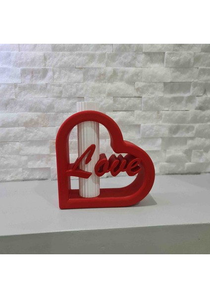 Kalp Love Yazılı Saksı modelleri