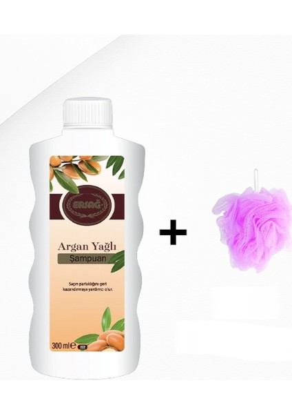 Argan Yağlı Şampuan 300ml - ( Lif Hediye'li )
