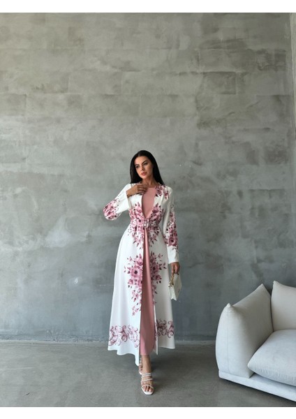 İthal Babel Kumaş Elbise (Kemer Dahildir) modelleri