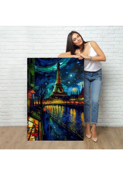- Paris Eyfel Kulesi Van Gogh Tarzı Yıldızlı Geceler TABLO-7675 fiyatları