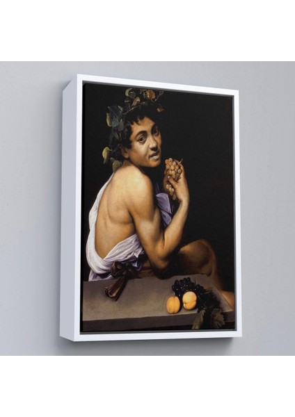 - Çerçeveli Genç Hasta Bacchus - Caravaggio TABLO-7665 fırsatları