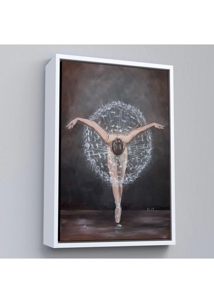 - Çerçeveli Balerin Kadın TABLOSU-7904