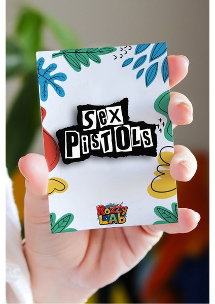 Pistols - Rock Music - Müzik - Pin - Rozet - Broş - Yaka Çanta Aksesuar
