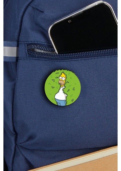 Simpsons Homer Pin Rozet Broş Yaka Çanta Aksesuar modelleri
