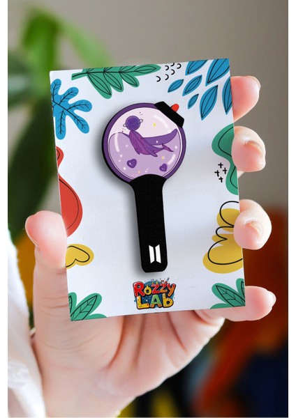 Bts Army Bomb - Müzik - Pin - Rozet - Broş - Yaka Çanta Aksesuar