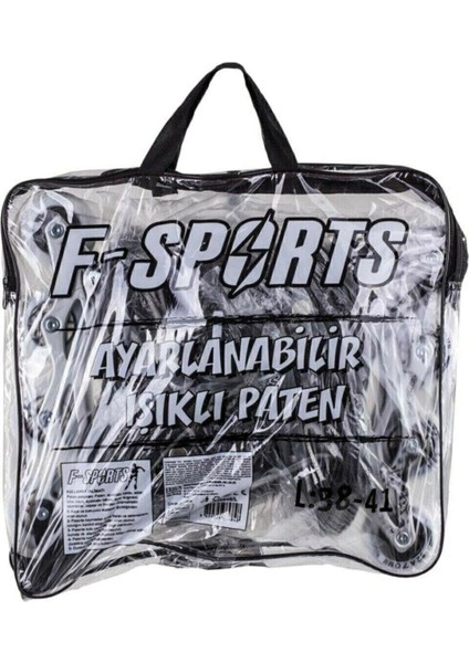 Işıklı Ayarlanabilir Slikon Teker Metal Gövde Paten