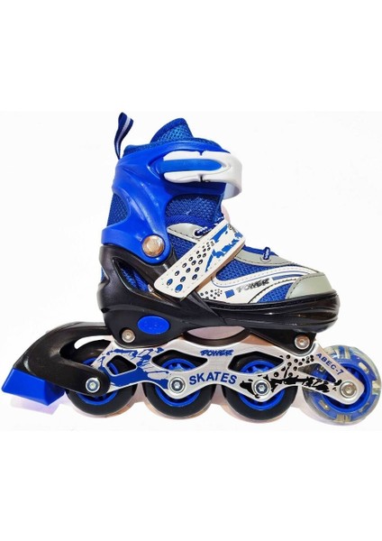 Orijinal Işıklı Ayarlanabilir Çantalı 2+1 Metal Gövde Alıştırma Çocuk Pateni