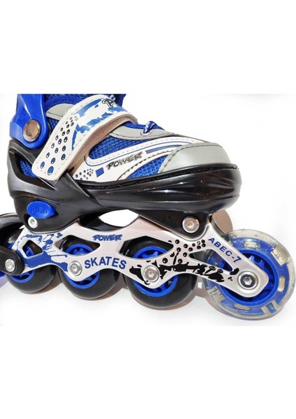 Orijinal Işıklı Ayarlanabilir Çantalı 2+1 Metal Gövde Alıştırma Çocuk Pateni indirimleri