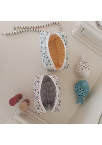 Mini Boy Makyaj Çantası Seti 2'li - Ruj Çantası