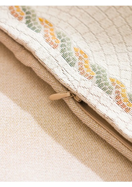 Lcw Home Karışık Pamuklu Nakışlı Yastık Kılıfı 45X45 cm