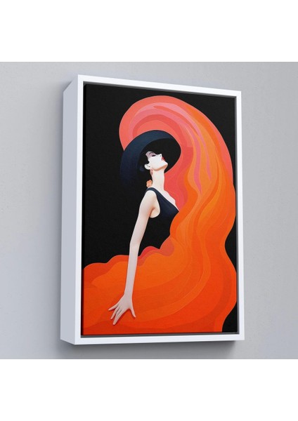 - Çerçeveli Güzel Soyut Kadın TABLO-7659