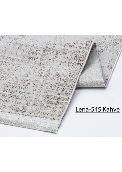 Lena Koleksiyonu Dokuma Halı DH545 Kahve