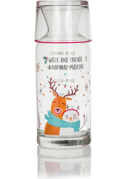 Lcw Home Karışık Baskılı Kapaklı Cam Sürahi 700 ml fiyatları