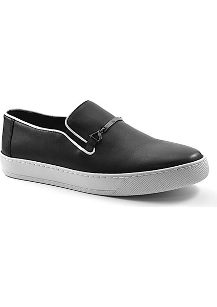 7Y6572-4366 Deri Mavi & Siyah Casual Erkek Ayakkabı fiyatları