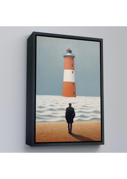 - Çerçeveli Sahilde Tefekkür Eden Adam TABLOSU-7507 modelleri