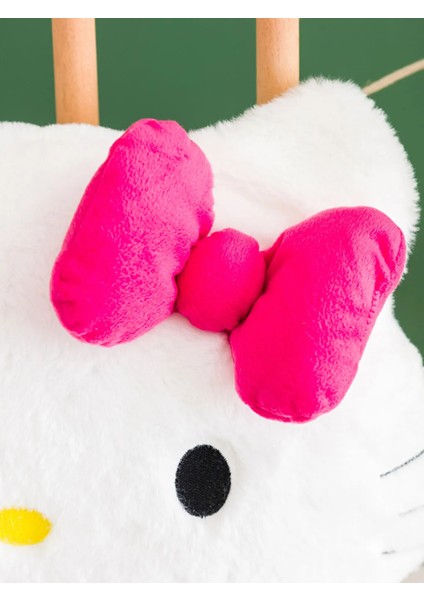 Lcw Home Beyaz Hello Kitty Lisanslı Bebek Kırlent 34 cm