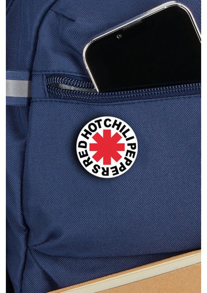 Red Hot Chili Peppers No2 - Rock Music - Müzik - Pin - Rozet - Broş - Yaka Çanta Aksesuar modelleri