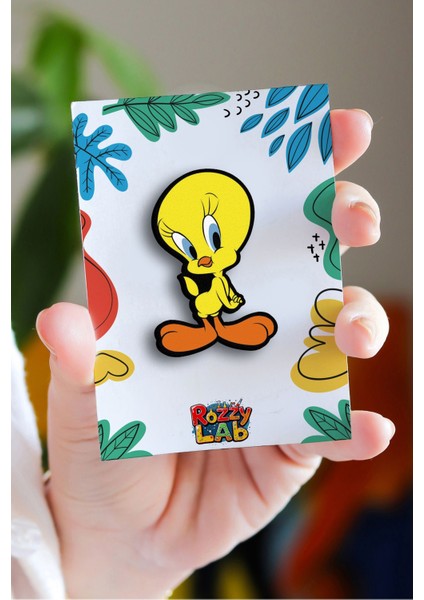 Tweety - Pin - Rozet - Broş - Yaka Çanta Aksesuar