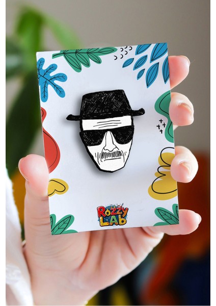 Heisenberg - Pin - Rozet - Broş - Yaka Çanta Aksesuar