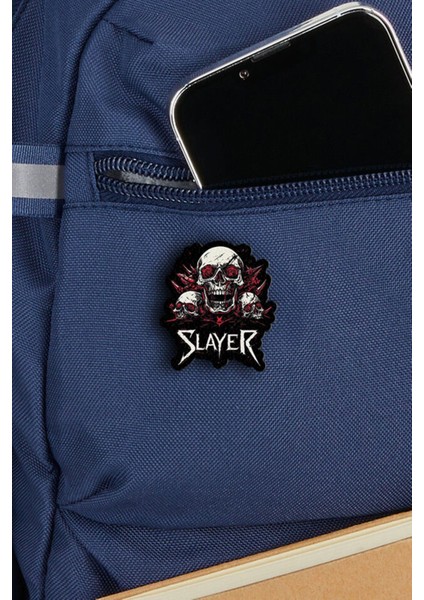 Slayer - Rock Music - Müzik - Pin - Rozet - Broş - Yaka Çanta Aksesuar modelleri