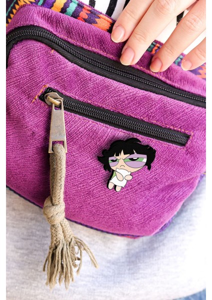 Buttercup Yastıkta - Pin - Rozet - Broş - Yaka Çanta Aksesuar