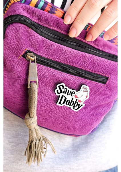 Save Dobby Harry Potter - Pin - Rozet - Broş - Yaka Çanta Aksesuar