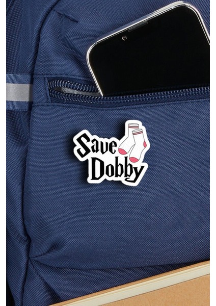 Save Dobby Harry Potter - Pin - Rozet - Broş - Yaka Çanta Aksesuar