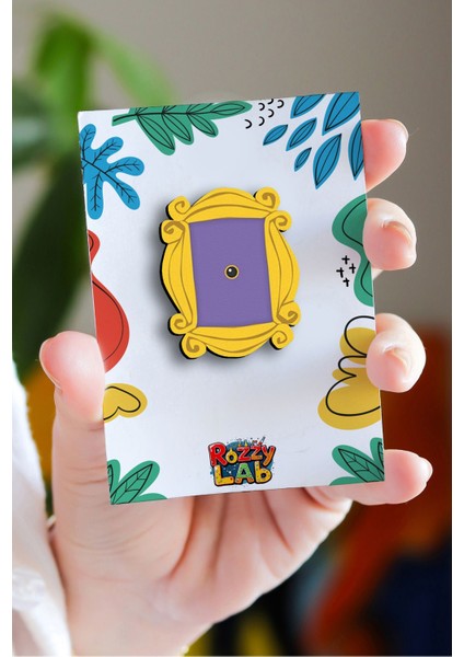 Friends Door - Pin - Rozet - Broş - Yaka Çanta Aksesuar