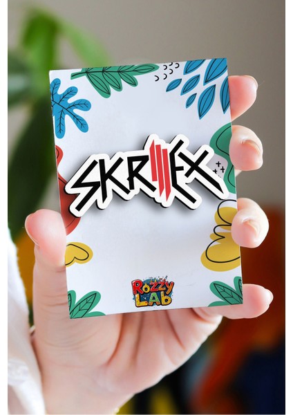 Skrillex Techno Müzik - Pin - Rozet - Broş - Yaka Çanta Aksesuar