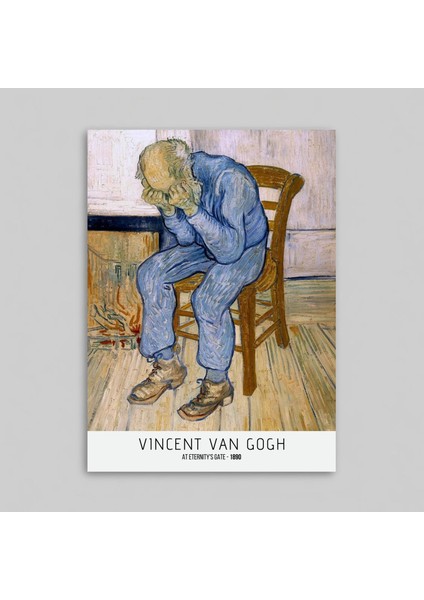 Vıncent Van Gogh - At Eternity's Gate / Tasarımlı Poster