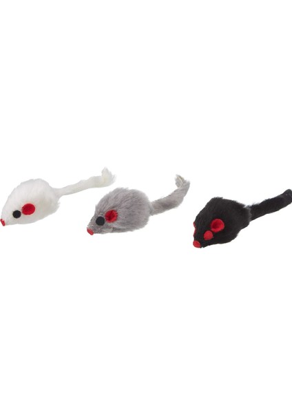Peluş Fare Kedi Oyuncağı 5 Adet,5 cm Boy
