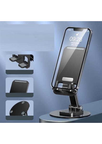 360° Dönebilen Masaüstü Telefon ve Tablet Tutucu Katlanabilir Taşınabilir Tablet ve Telefon Standı modelleri